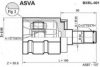 ASVA BX5IL-001 Joint Kit, drive shaft